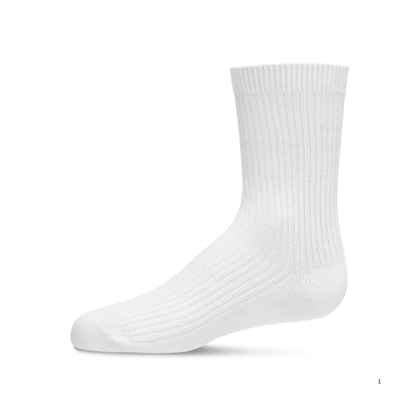 Memoi Kids Basic Cotton Blend Kids Crew Socks - Mk-5204