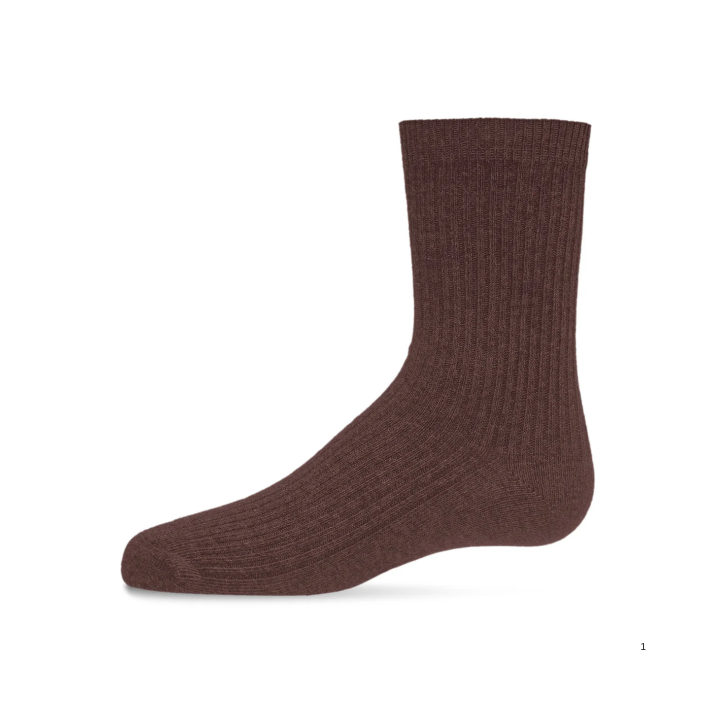 Memoi Kids Basic Cotton Blend Kids Crew Socks - Mk-5204