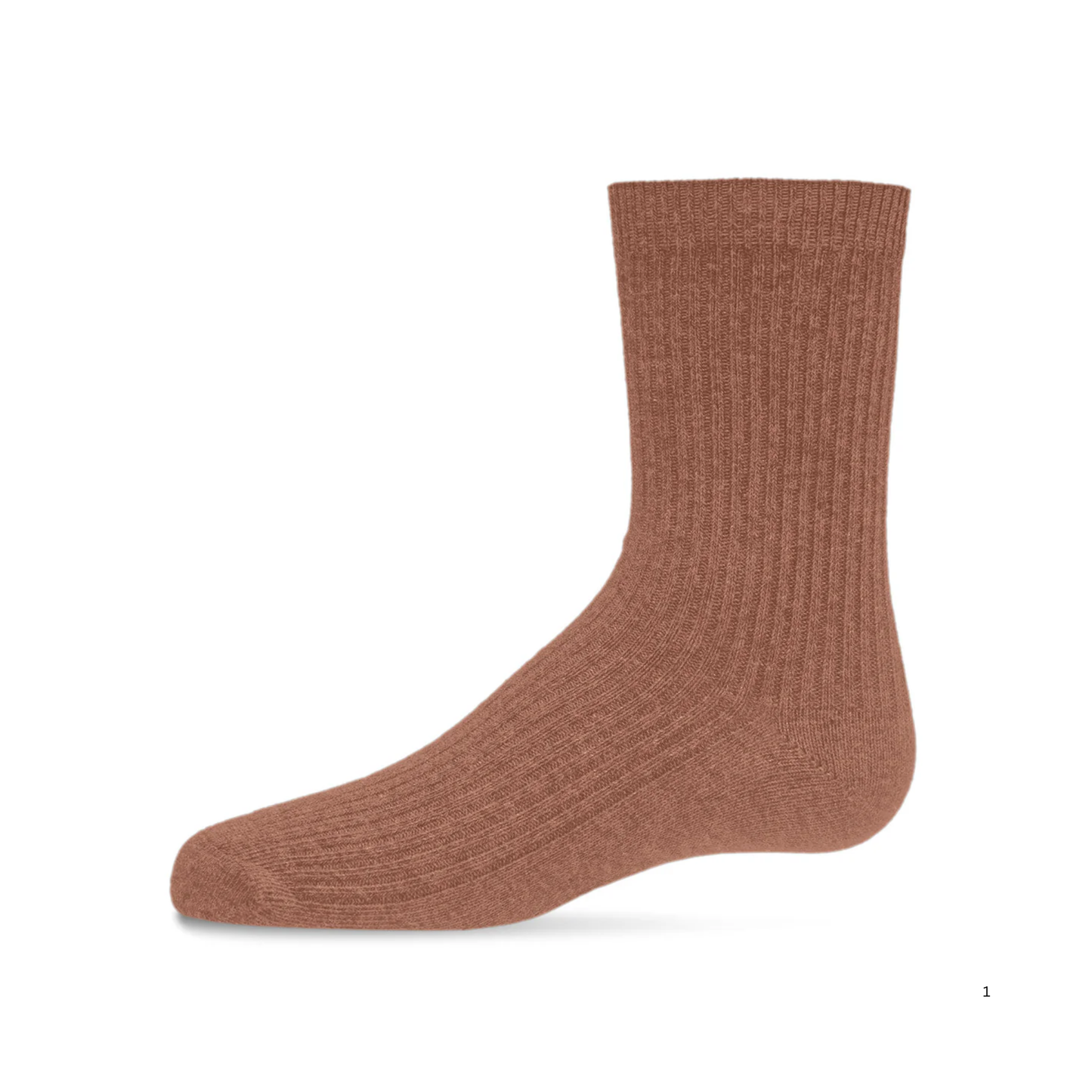 Memoi Kids Basic Cotton Blend Kids Crew Socks - Mk-5204