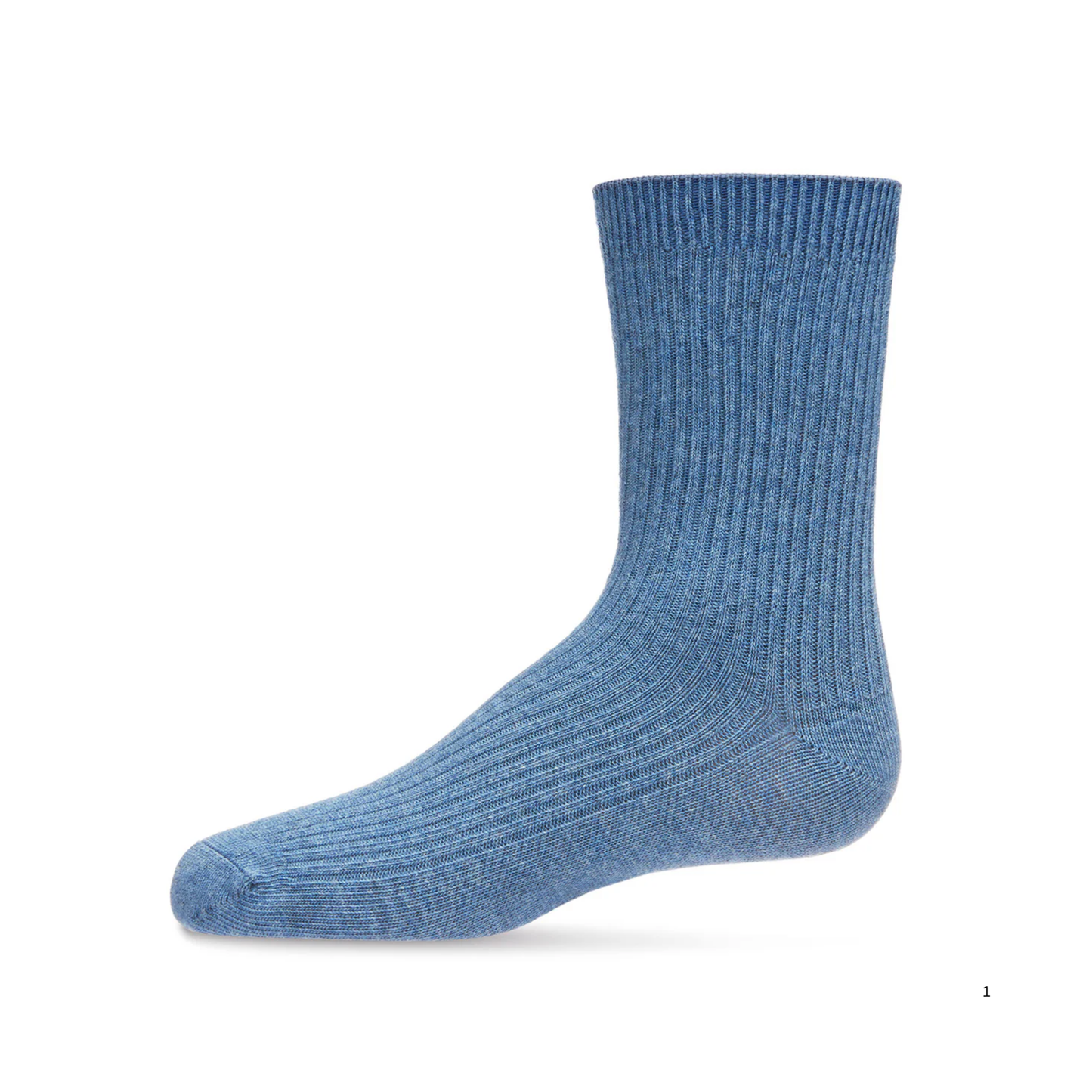 Memoi Kids Basic Cotton Blend Kids Crew Socks - Mk-5204