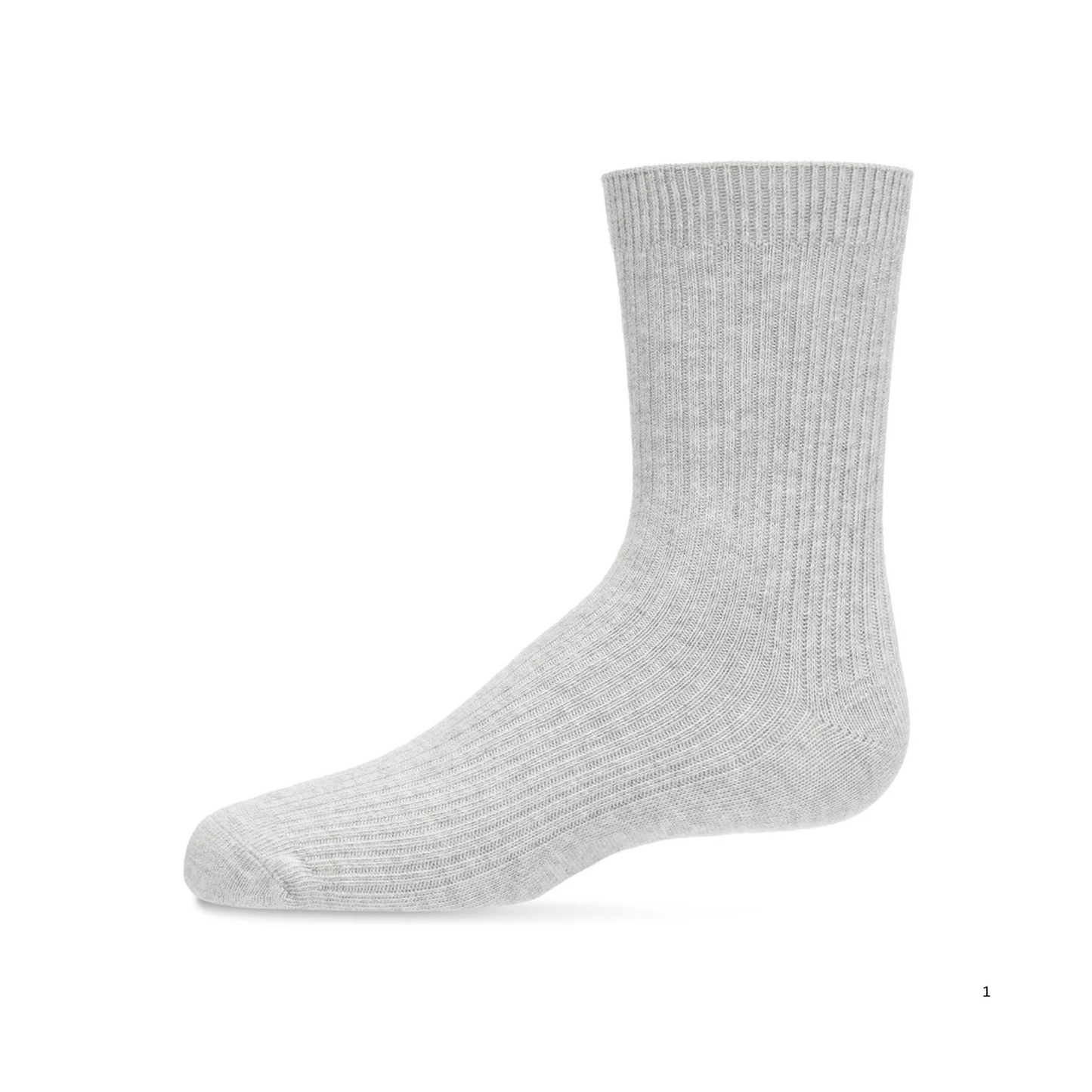Memoi Kids Basic Cotton Blend Kids Crew Socks - Mk-5204
