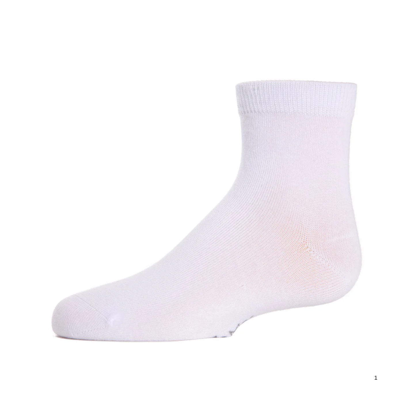 Memoi Unisex Basics Kids Cotton Blend Ankle Socks - Mk-5101
