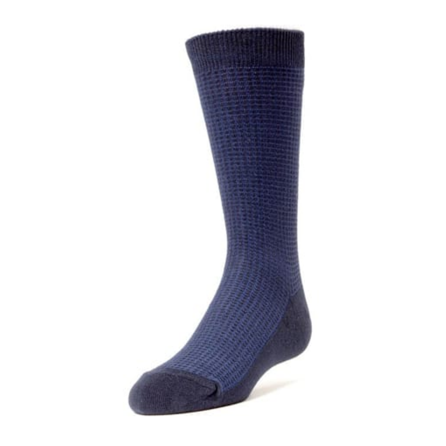 Memoi Diamond Textured Boys Cotton Rich Dress Crew Socks - Mk-141