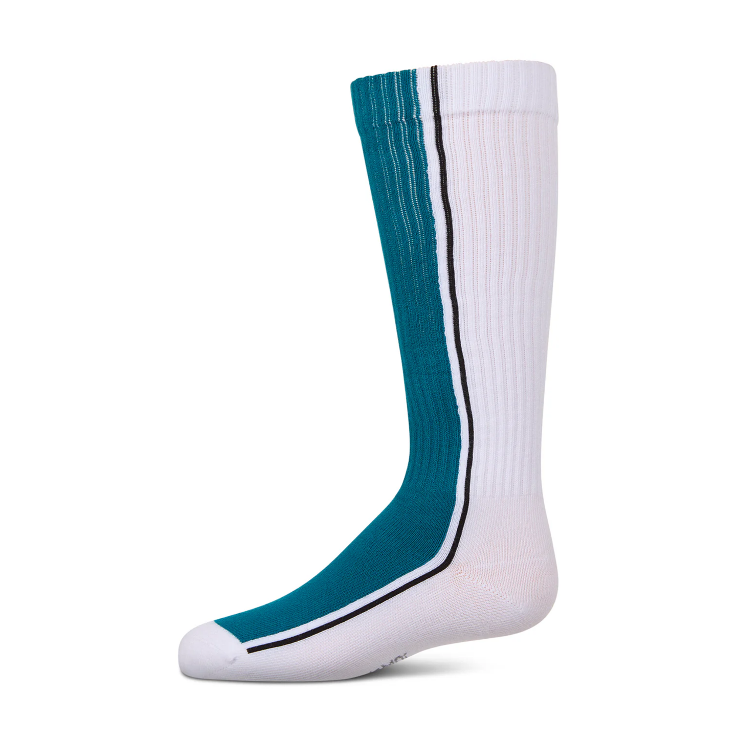 Memoi Color Block Stripe Knee High - MKF-7173