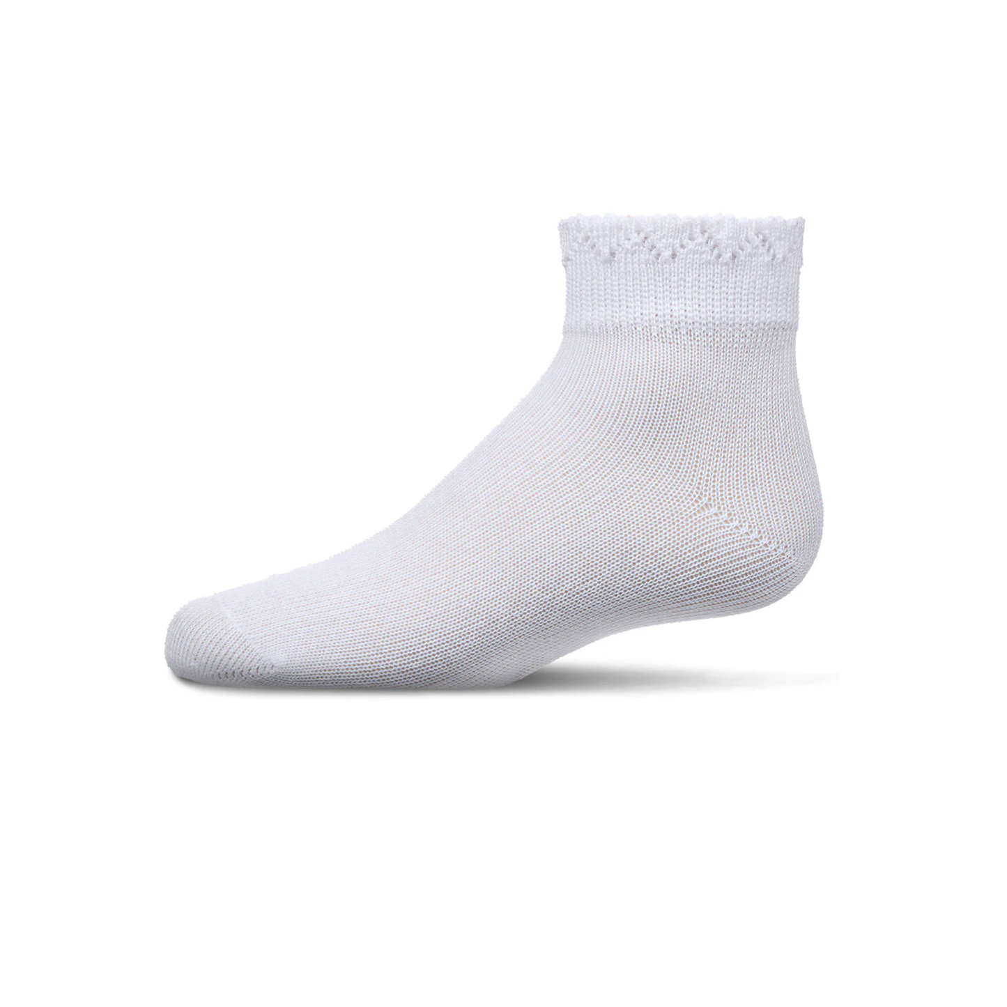 Memoi Crochet Ruffle Welt Anklet - MKF-1015