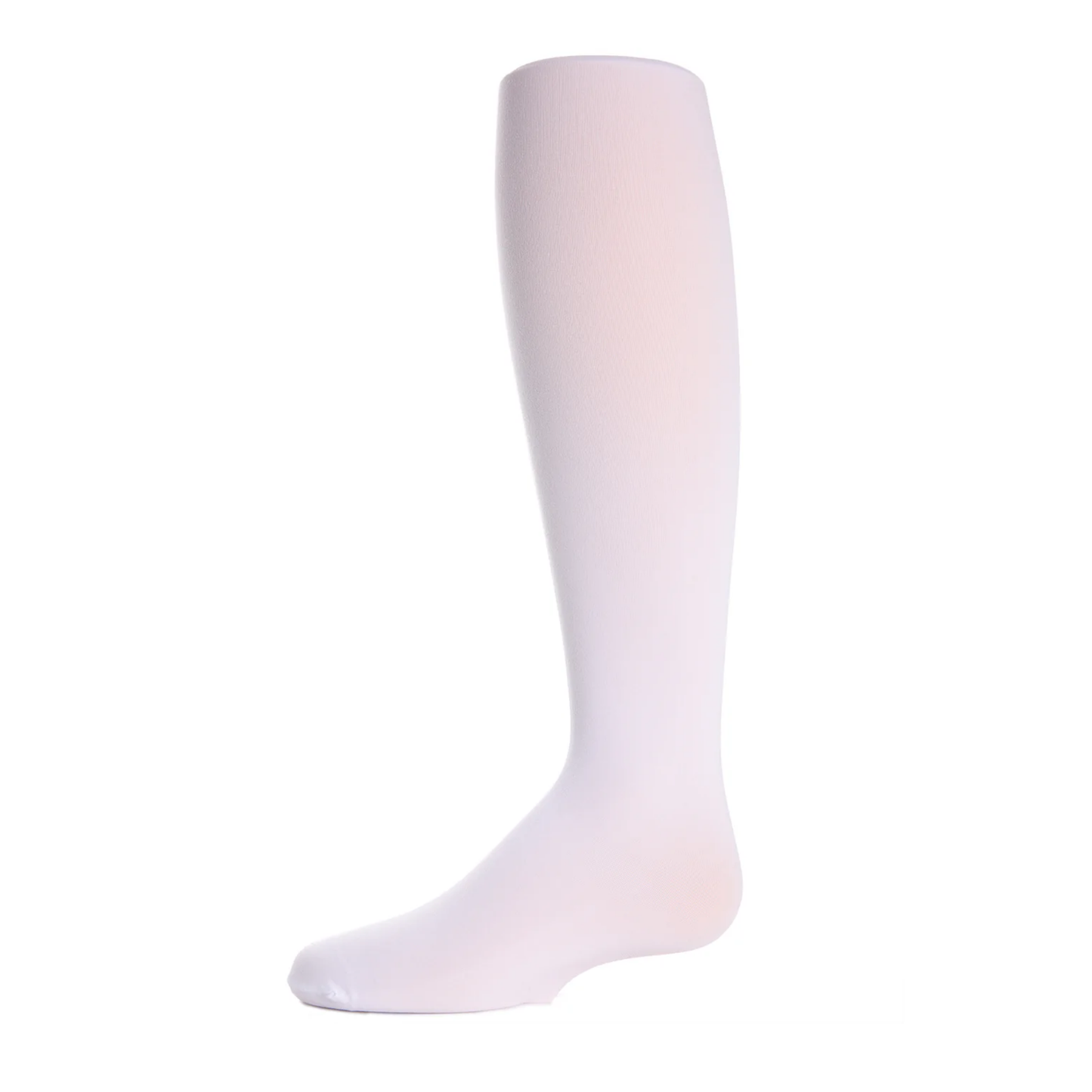 Memoi Infant Winter Opaque Nylon Tights White - Mk-208