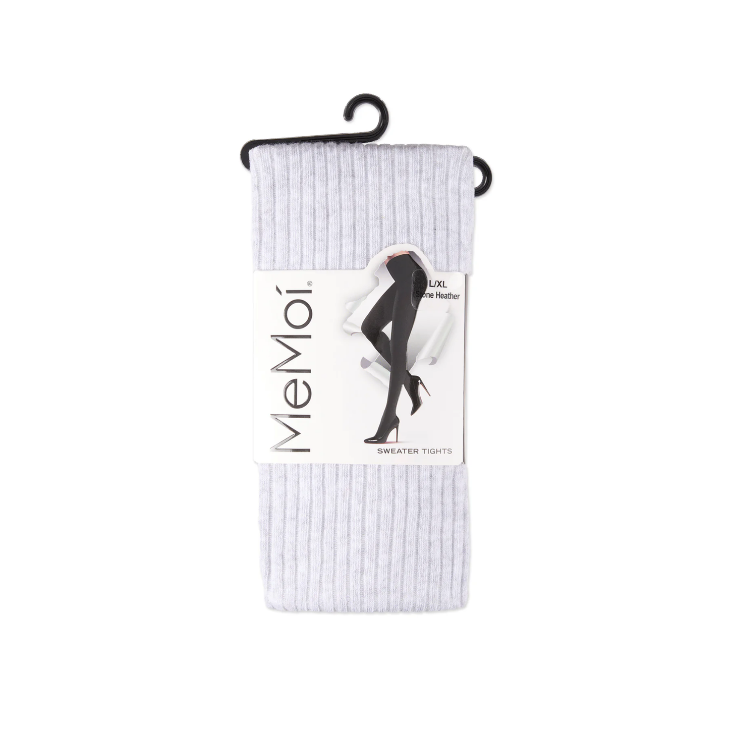 Memoi Boston Ribbed Cotton Blend Sweater Tights