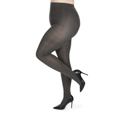 Memoi Womens Brooklyn Flat Knit Cotton Blend Sweater Tights - Mo-325