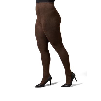 Memoi Womens Brooklyn Flat Knit Cotton Blend Sweater Tights - Mo-325