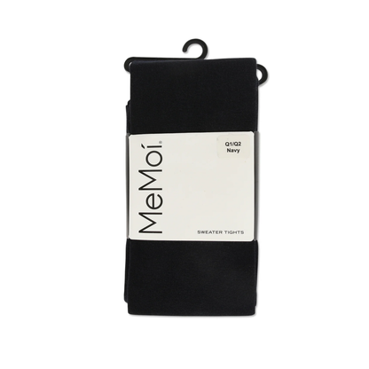 Memoi Womens Brooklyn Flat Knit Cotton Blend Sweater Tights - Mo-325