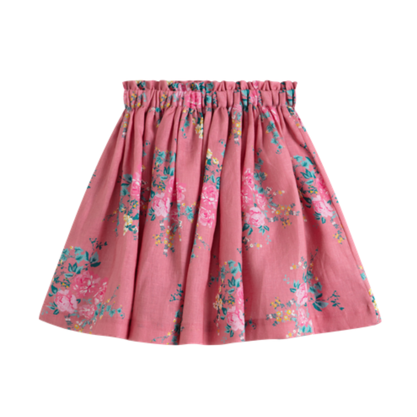 C'Era Una Volta Pink July Flowers Skirt