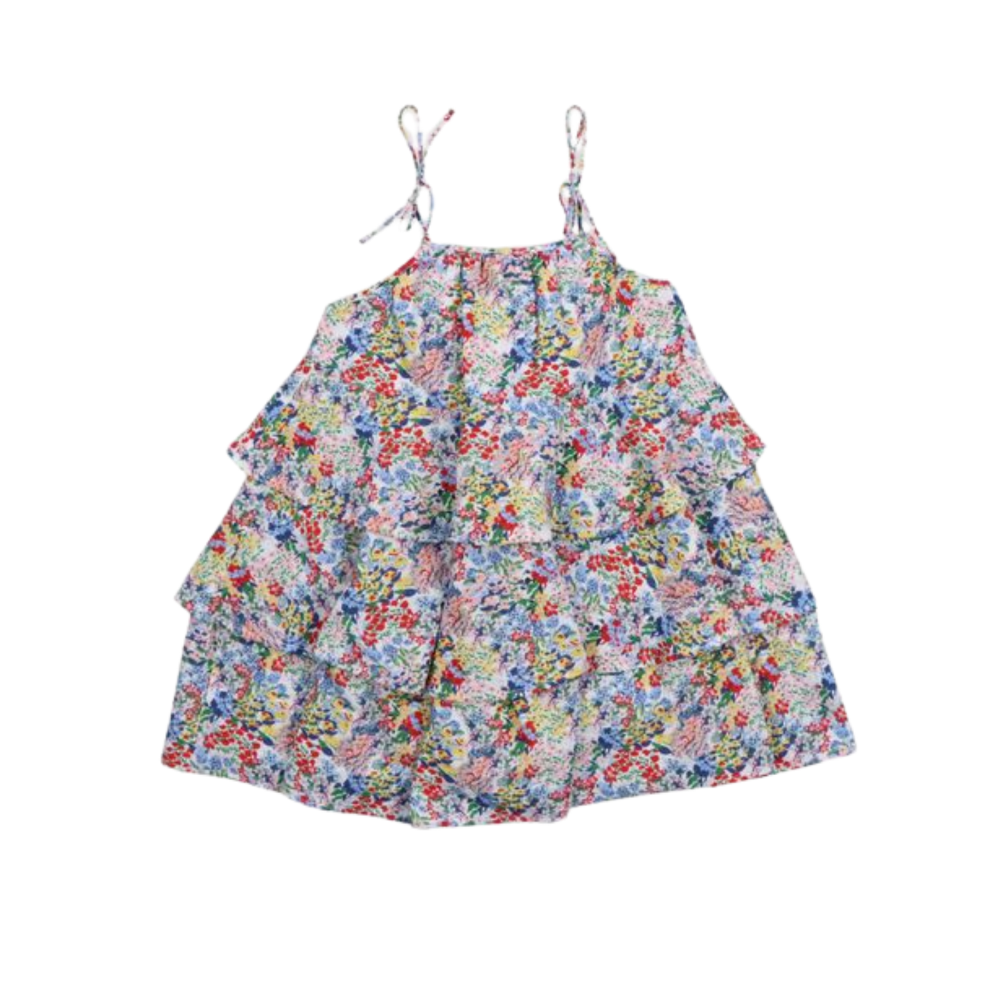 The New Society Verbena Print Sleeveless Short Dress