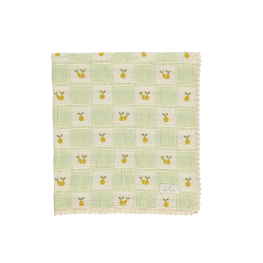 Bebe Organic Pear Patchwork Pear Blanket