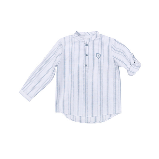 Motu Boys Light Blue Levi Long Sleeve Shirt