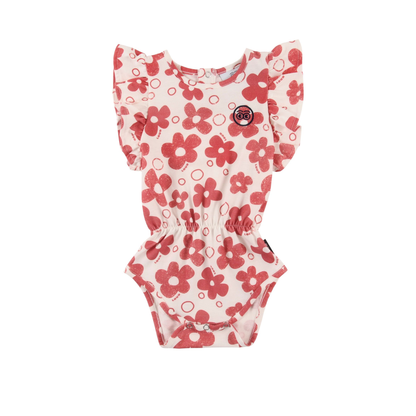Loud Flower Aop Giardino Ruffle Romper