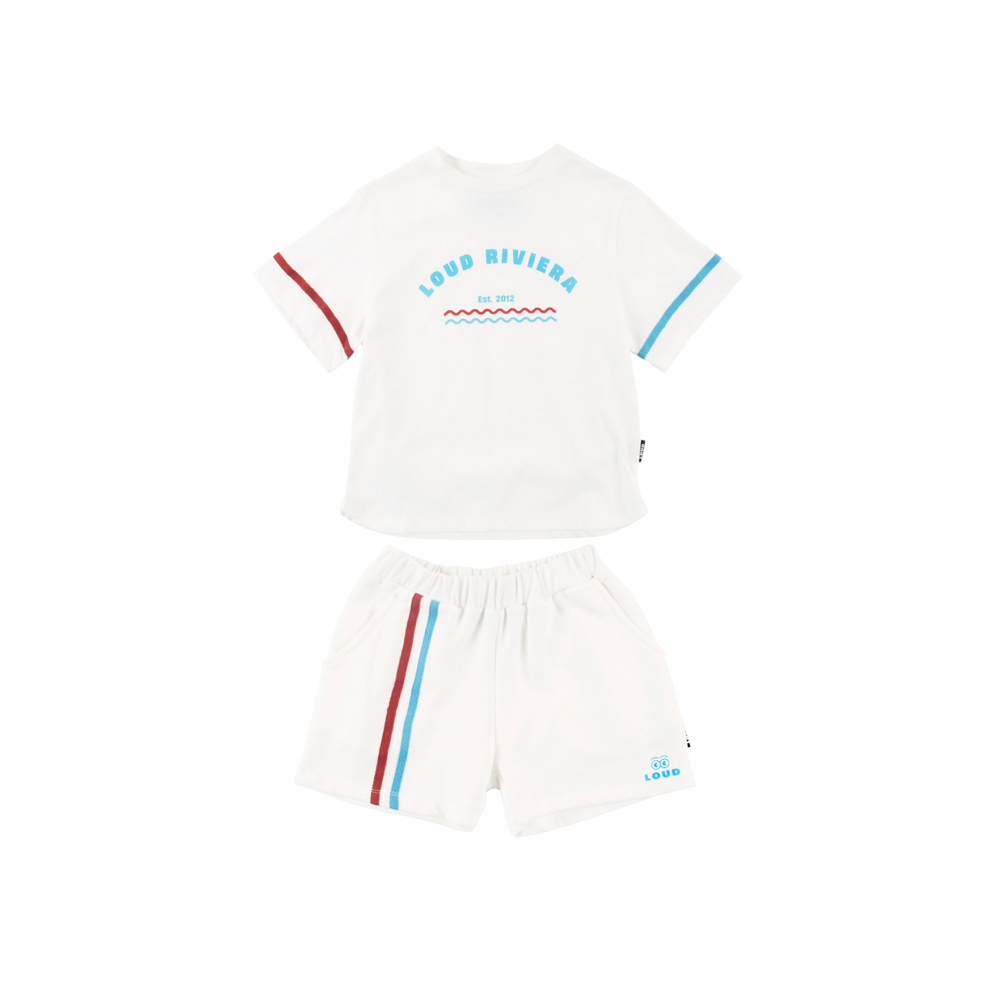 Loud Gardenia Azurra Shorts Set