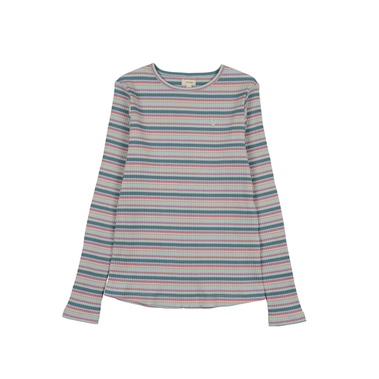 Lil Legs Pastel Multi Basic Stripe Tee