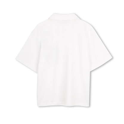 The Marc Jacobs White Pocket Short Sleeve Polo Shirt