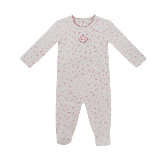 Kipp Baby Pink Petit Pois Footie