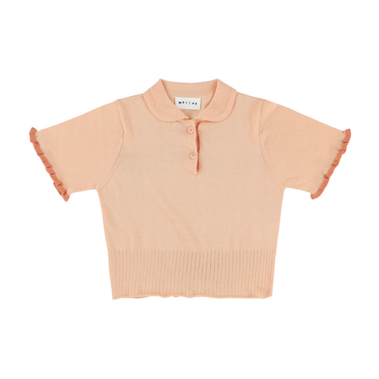 Morley Salmon Xaby Soft Knit Top
