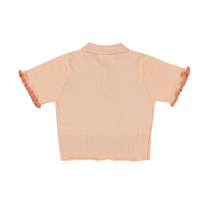 Morley Salmon Xaby Soft Knit Top