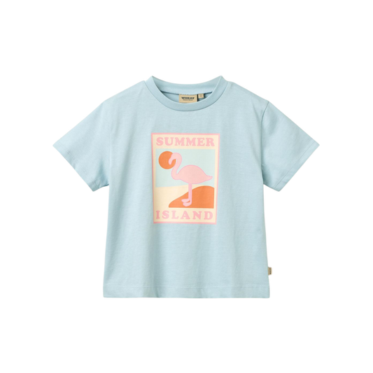 Wheat Sky Blue Mirsa Short Sleeve Tee