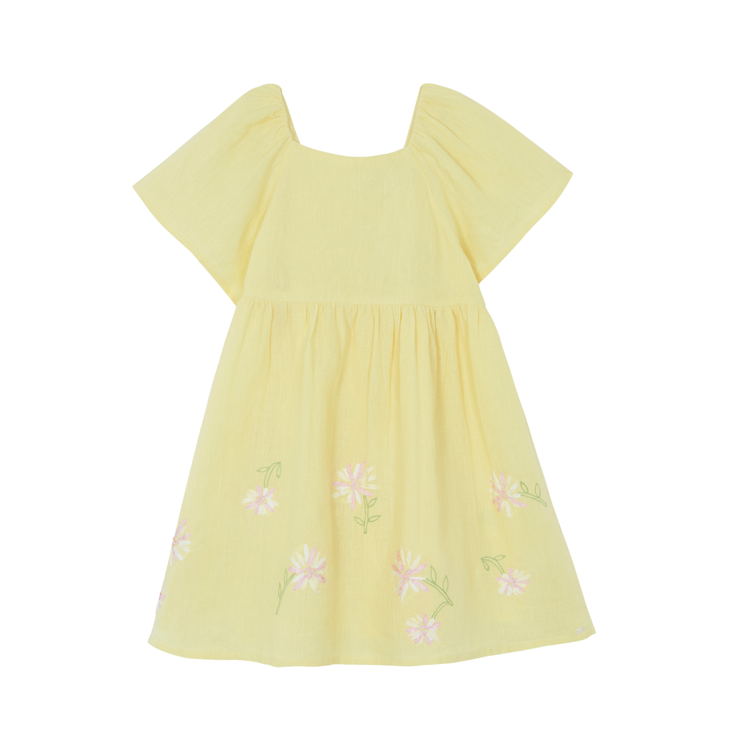 Tartine Et Chocolat Citrus Floaral Short Sleeve Dress