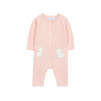 Tartine Et Chocolat Pink Bunnies Footie