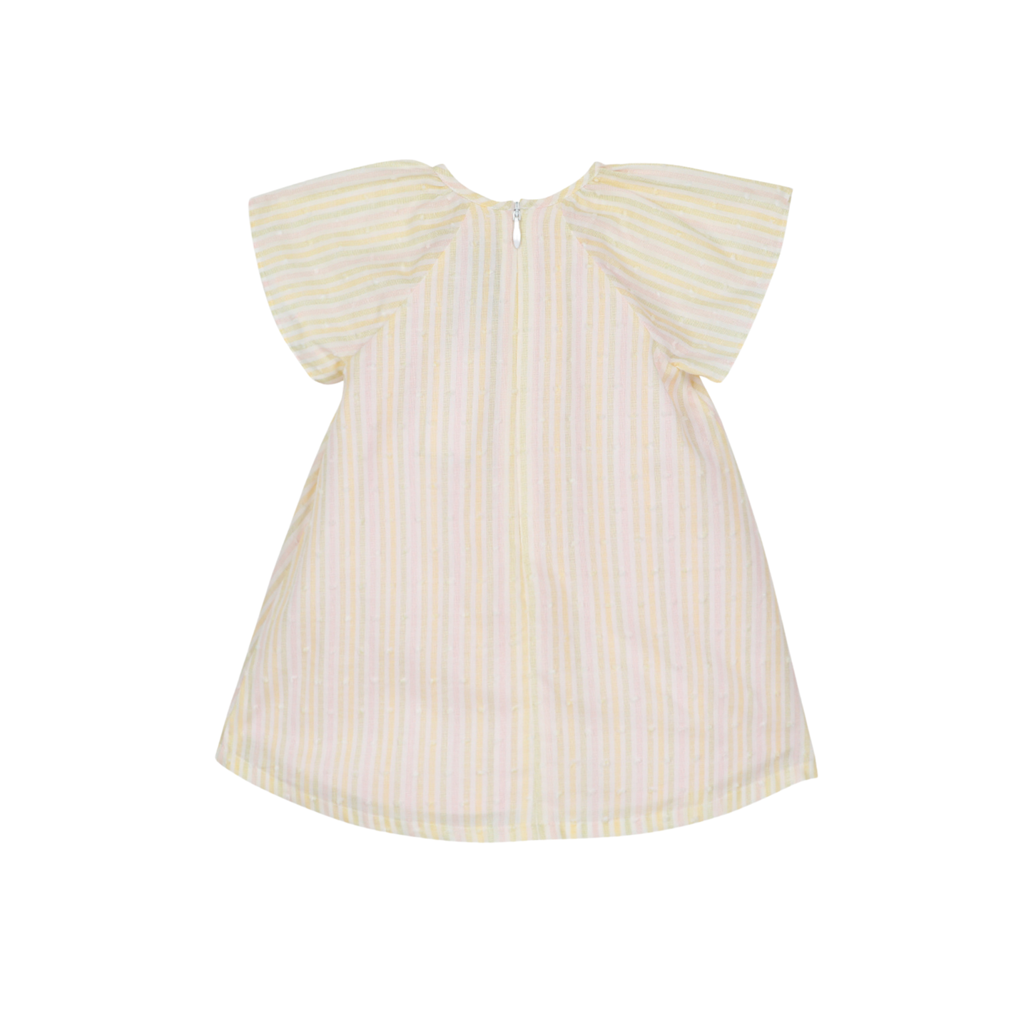 Tartine Et Chocolat Rose Embroidered Short Sleee Dress