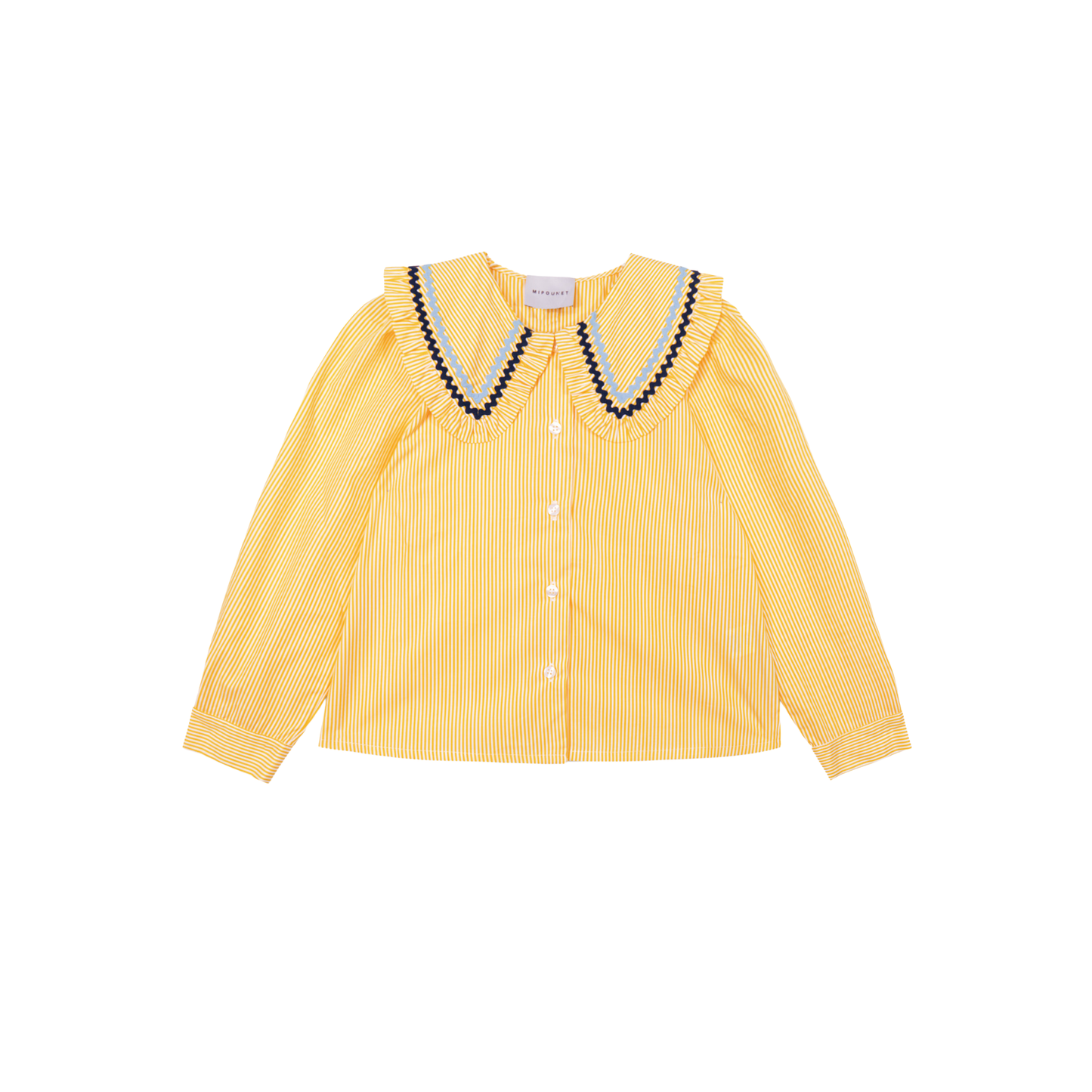 Mipounet Yellow Nadine Stripe Shirt