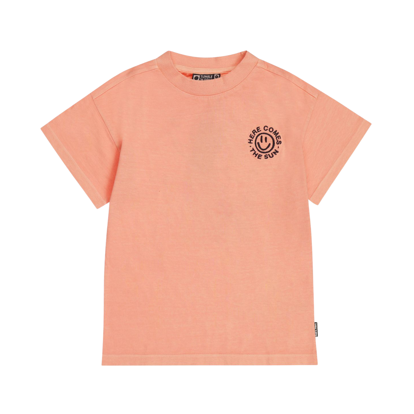 Tumble N Dry Fresh Salmon Coral Boy Short Sleeve Tee