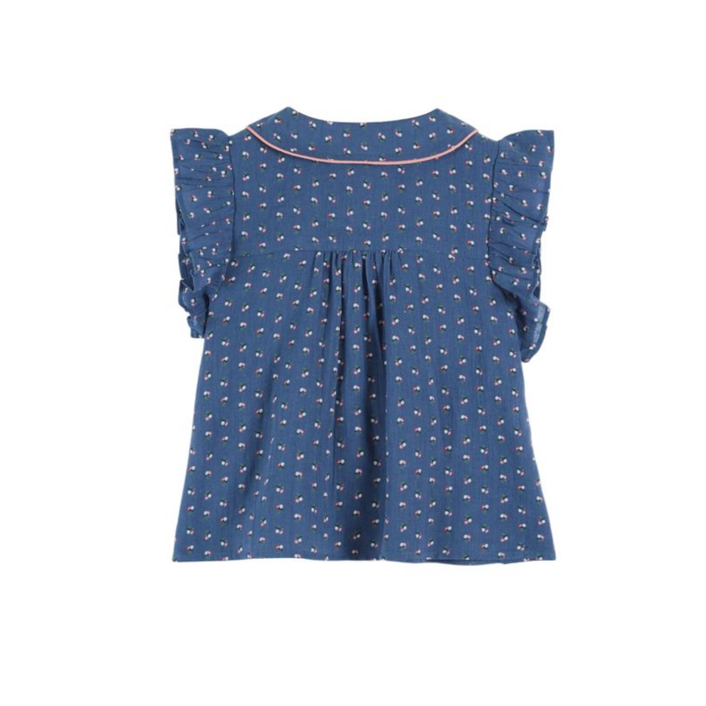 Emile Et Ida Denim Bindweed Sleeveless Blouse