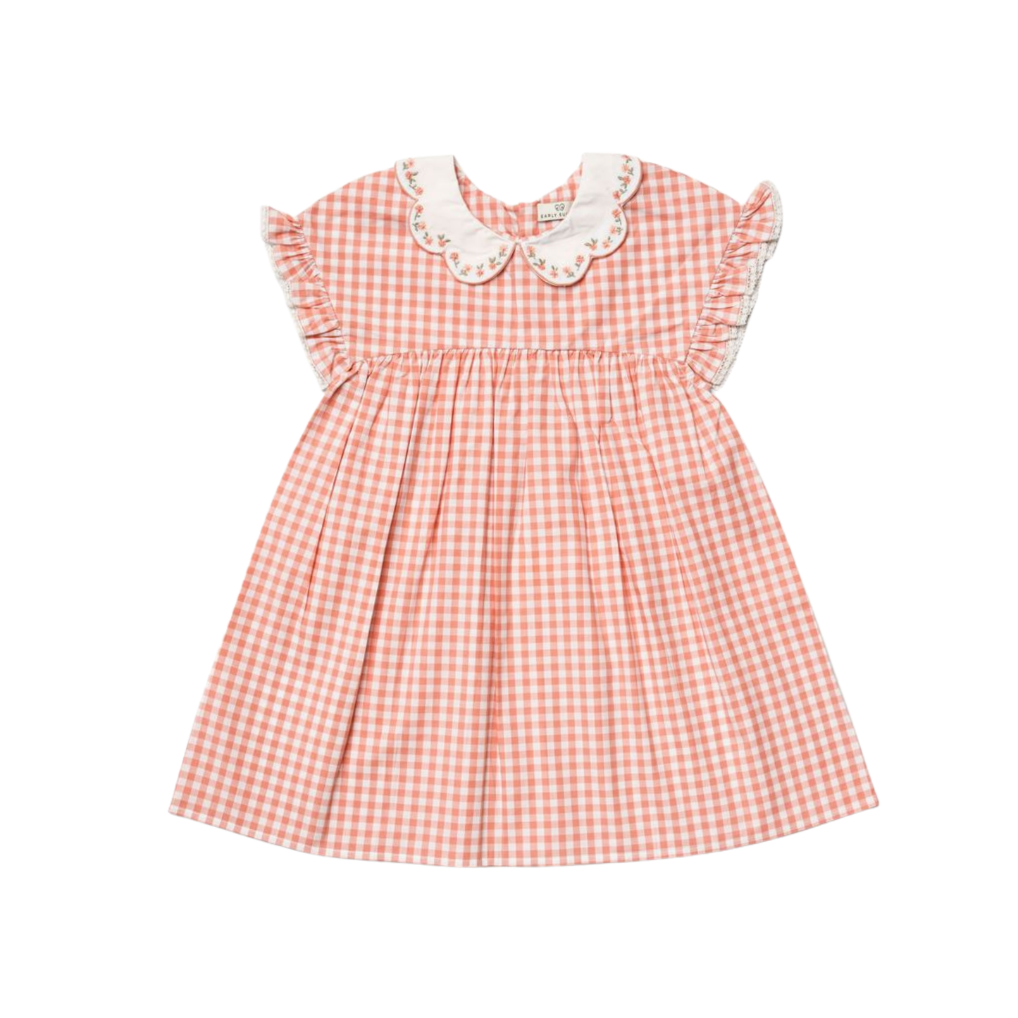 Early Sunday Peony Lila Short Sleeve Dress