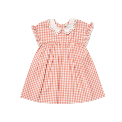Early Sunday Peony Lila Short Sleeve Dress