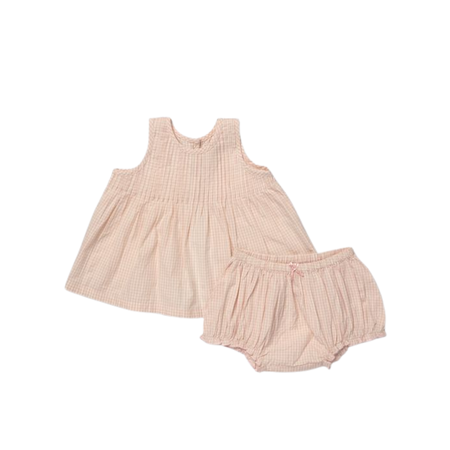 Pink Chicken Pink Gingham Jaipur Shorts Set