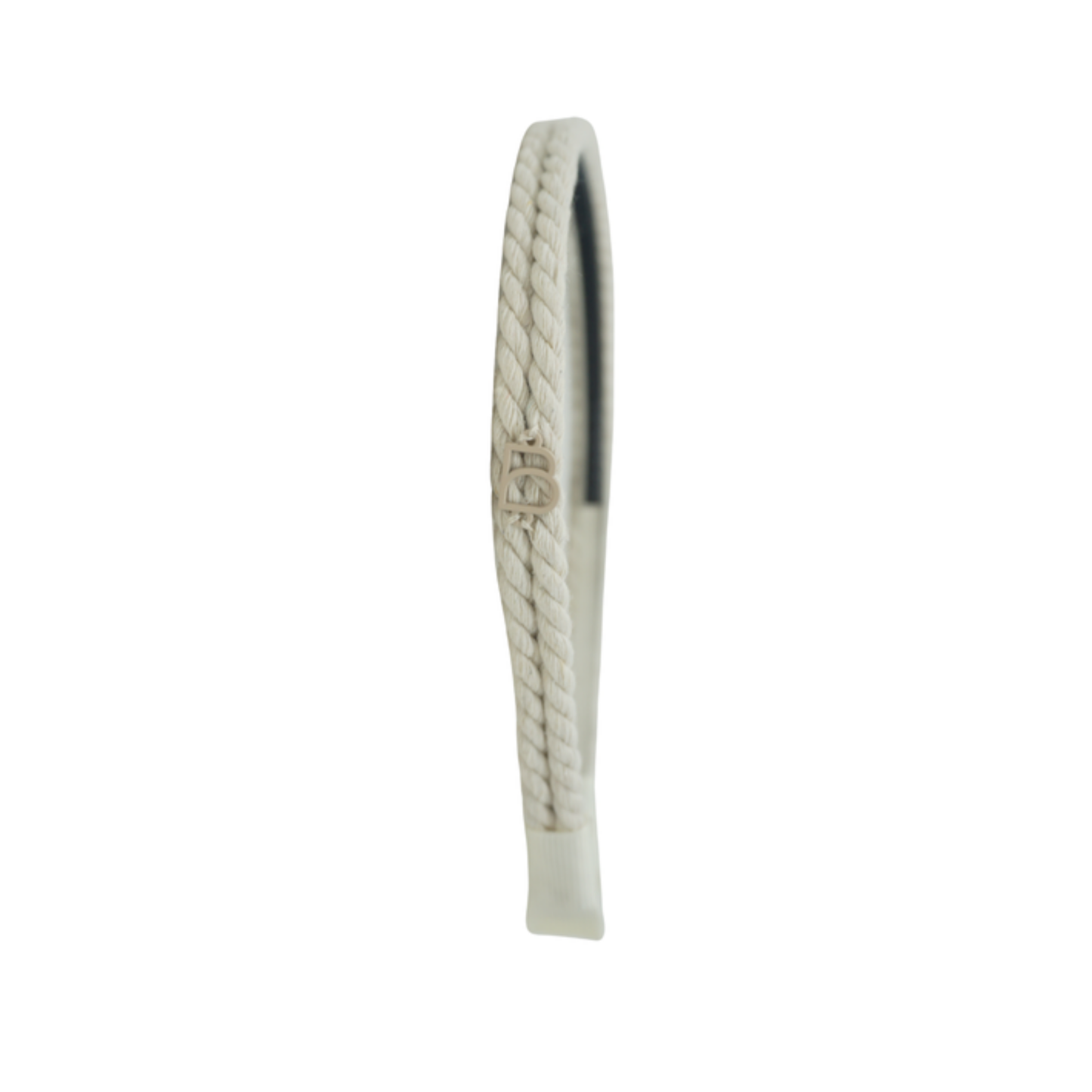 Bandeau Ivory Nautical Rope With Gold Edge Collection Double Rope