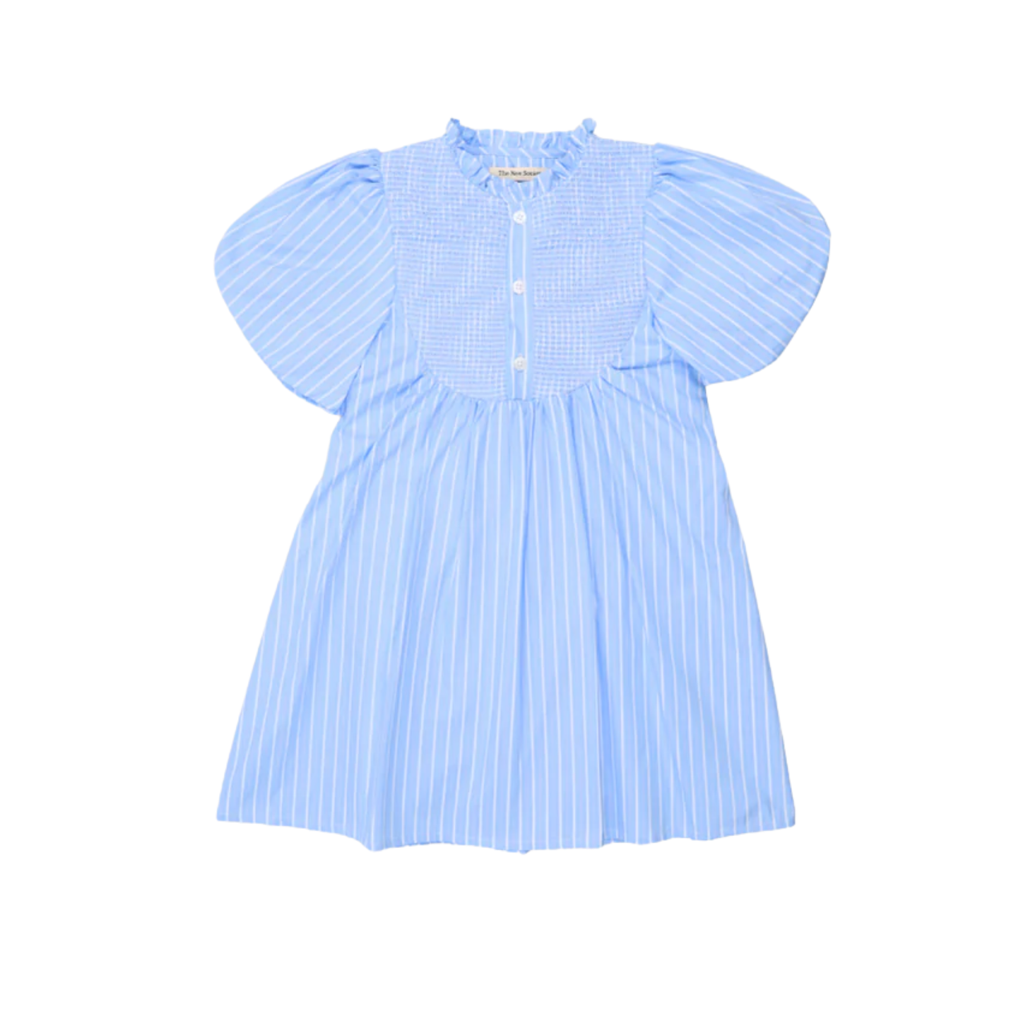 The New Society Ficus Stripes Elbow Sleeve Dress
