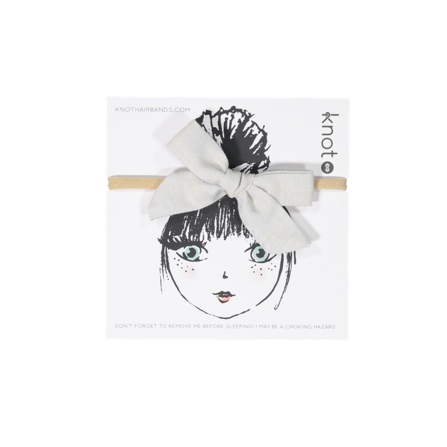 Knot Blue Bloom Bow Band
