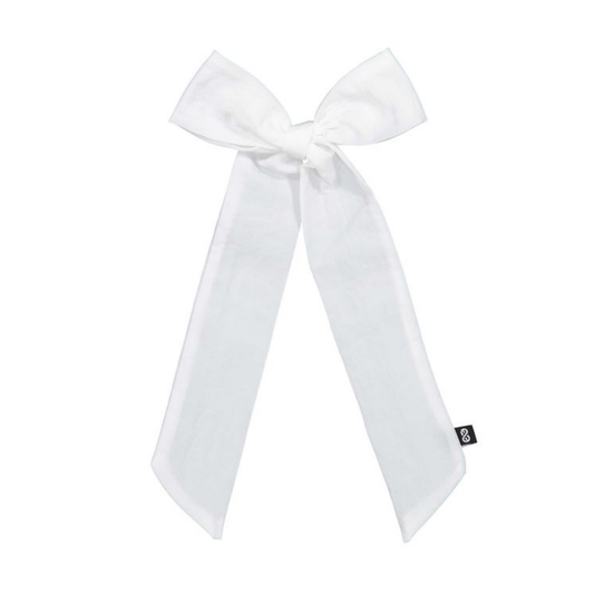 Knot White Matte Luxe Bow