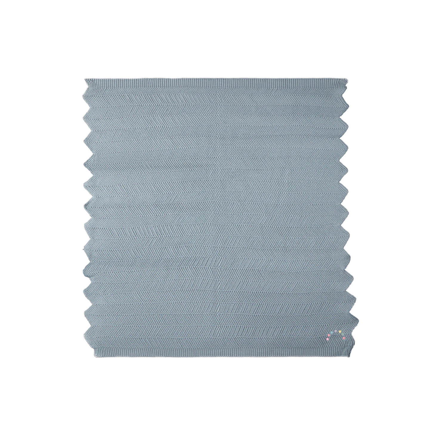 MiniMoi Herringbone Knit Blanket In a Pouch