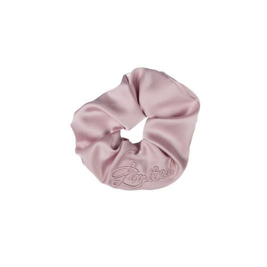 Limited Edition Powder Pink Monochromatic Satin Scrunchie