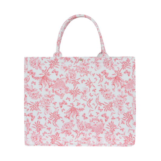 Tartine Et Chocolat Bougainviller Floral Tote Bag