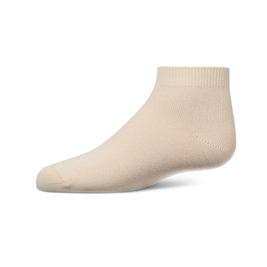 Memoi Soft Linen Kids Basic Soft Rayon from Bamboo Anklet Socks