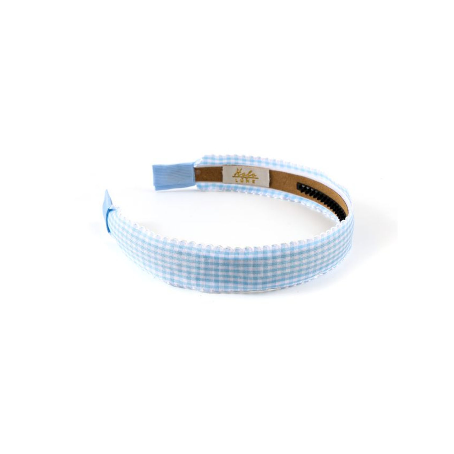 Halo Jocelyn Gingham Scalloped Headband