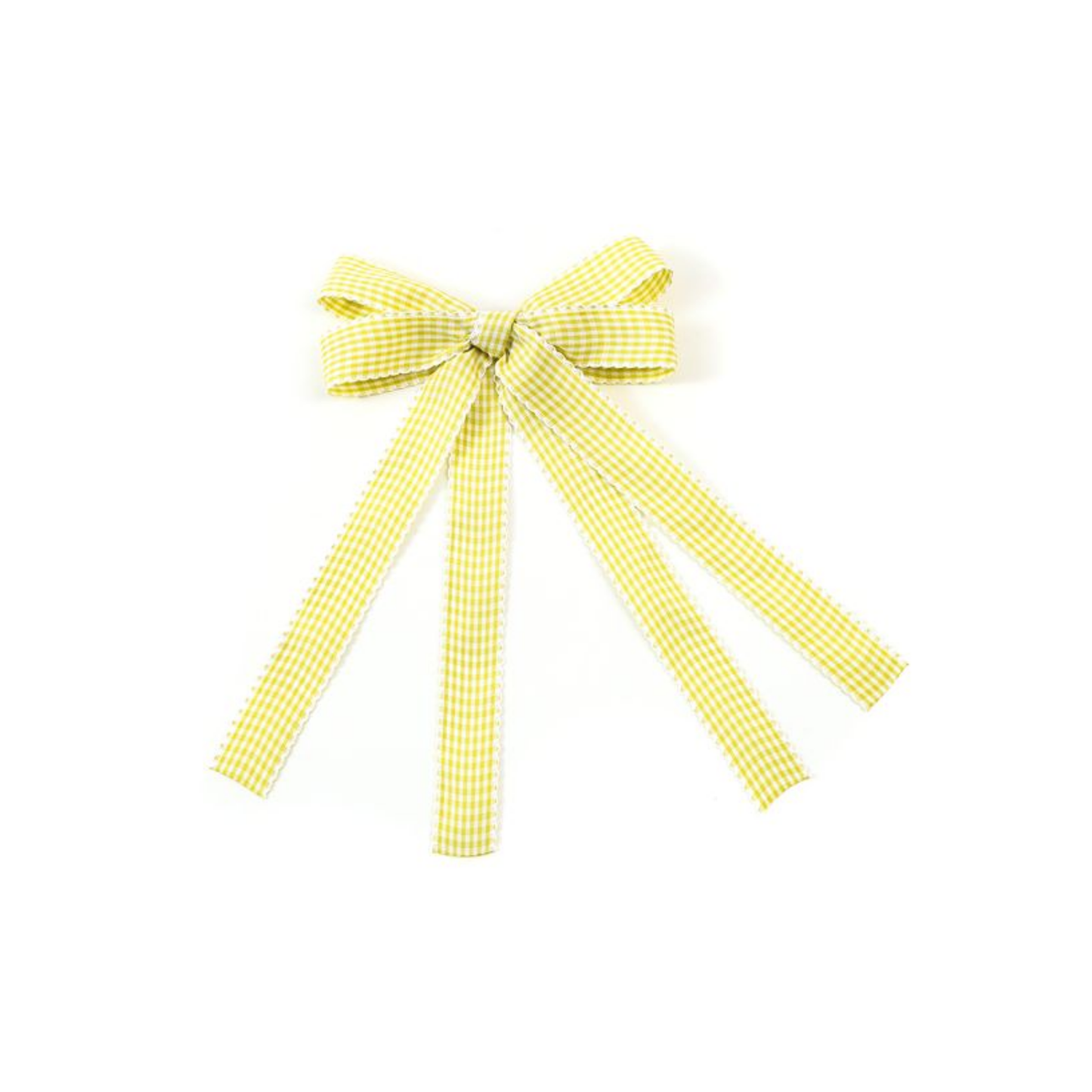 Halo Jocelyn Gingham Scalloped Longtail Clip