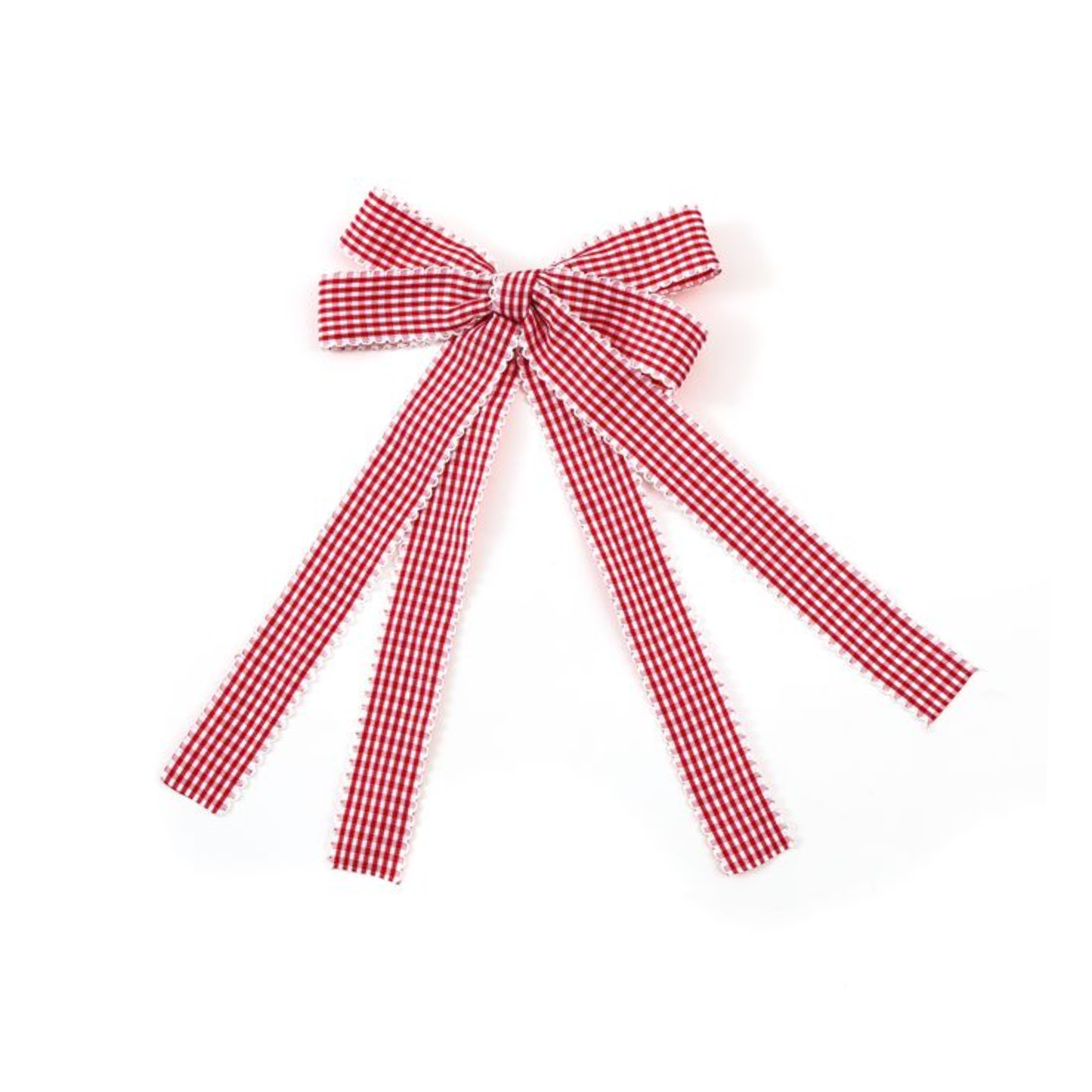 Halo Jocelyn Gingham Scalloped Longtail Clip