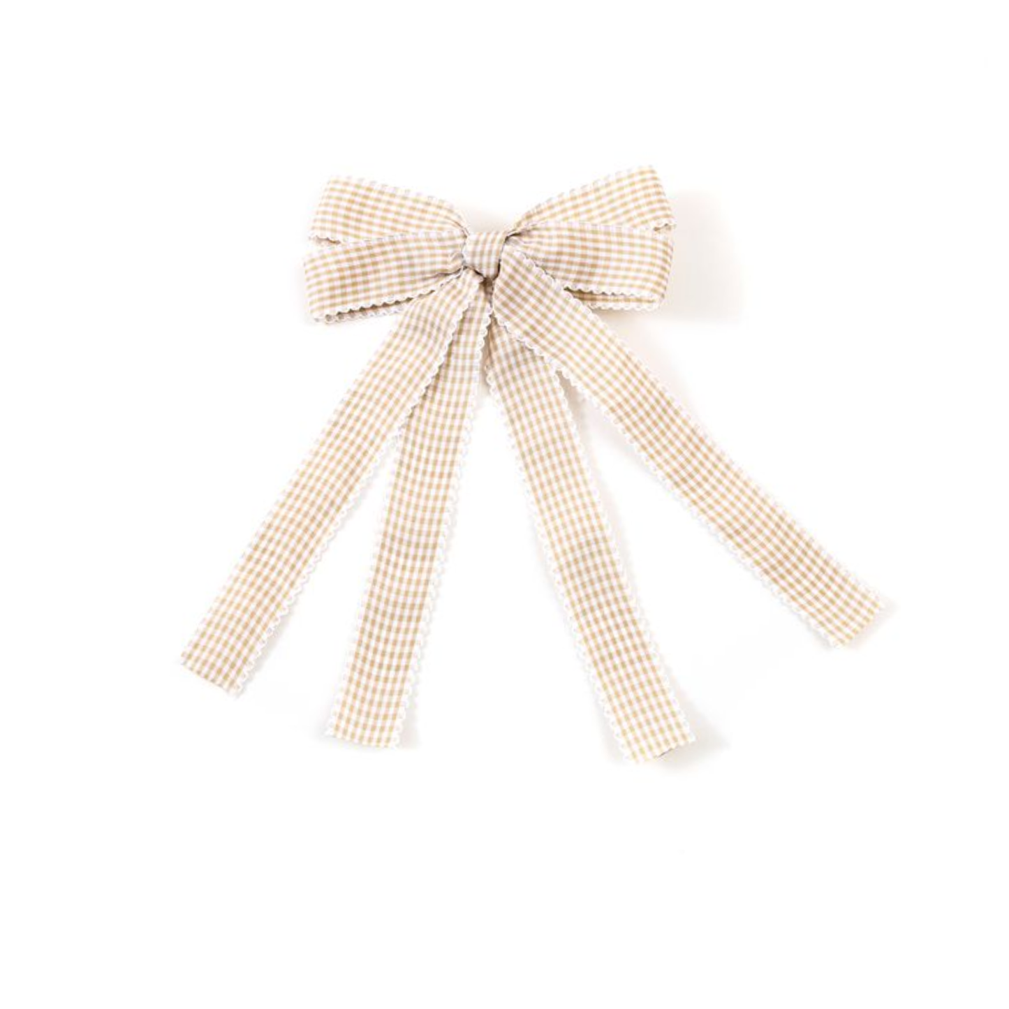 Halo Jocelyn Gingham Scalloped Longtail Clip