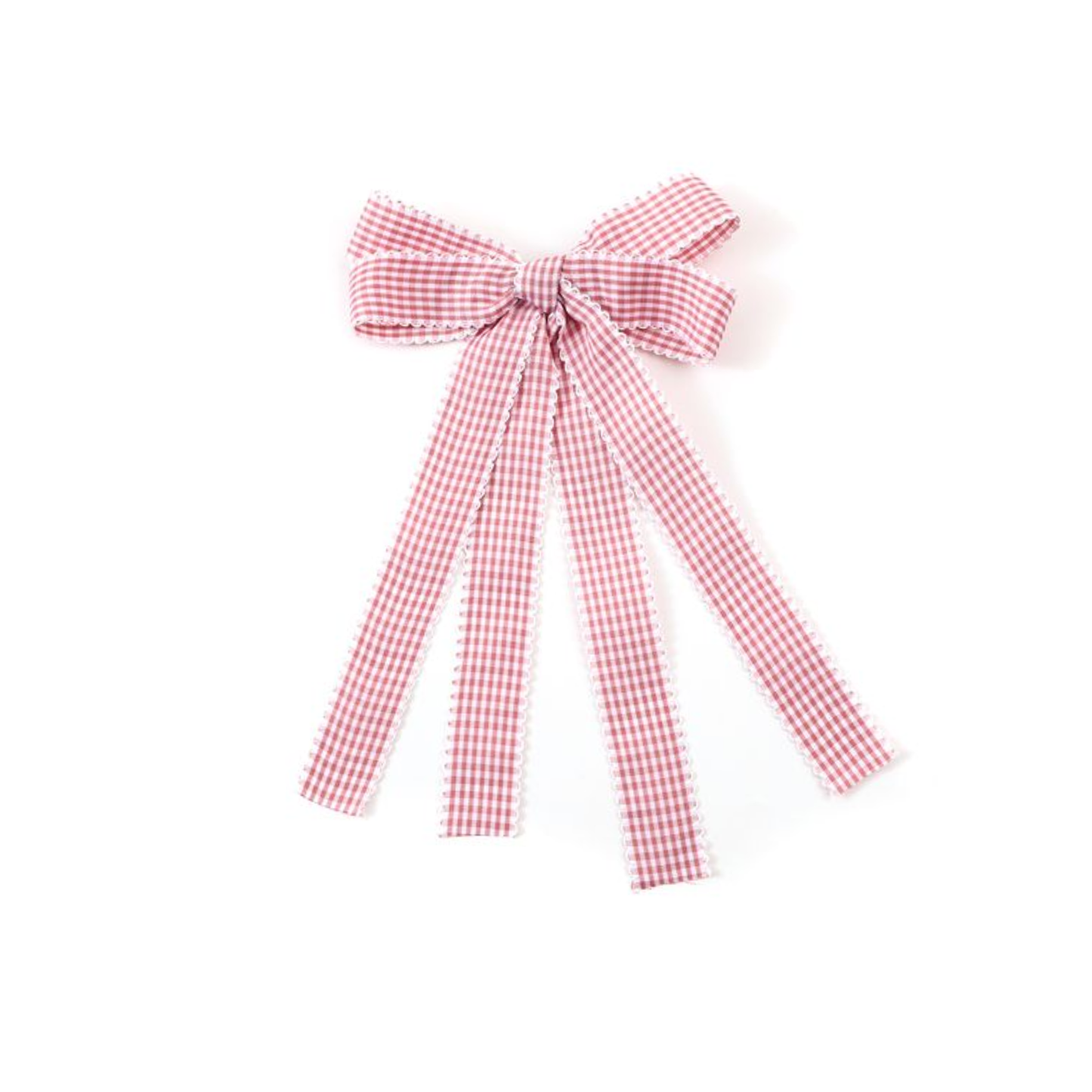 Halo Jocelyn Gingham Scalloped Longtail Clip