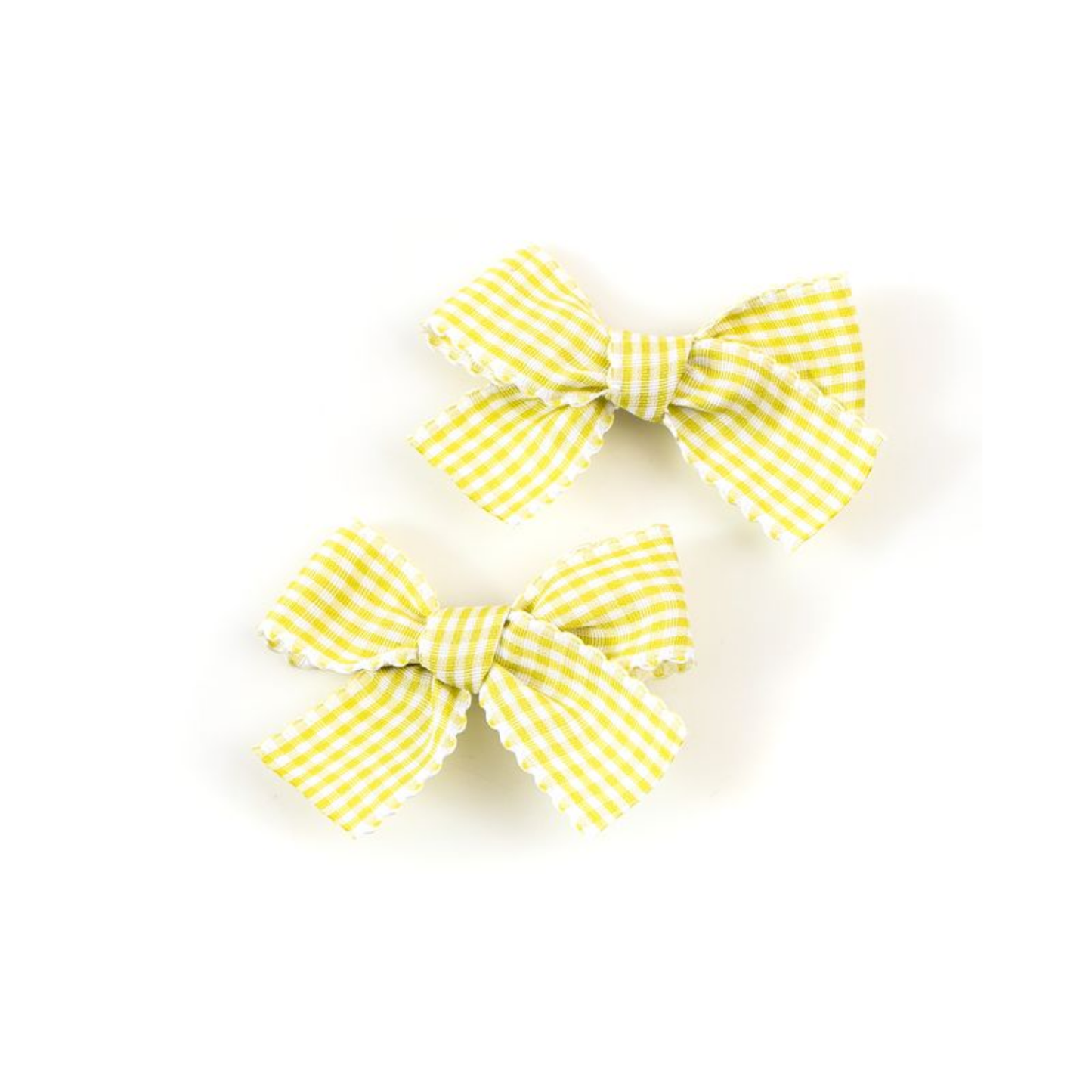 Halo Jocelyn Gingham Scalloped Double Clip Set