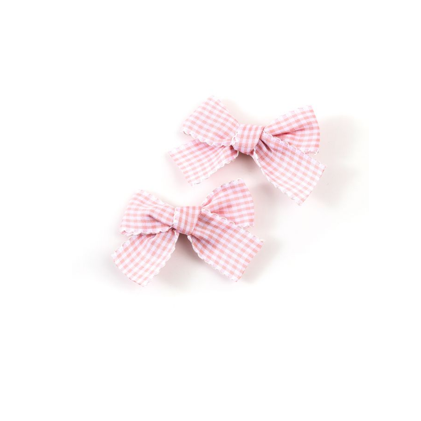 Halo Jocelyn Gingham Scalloped Double Clip Set